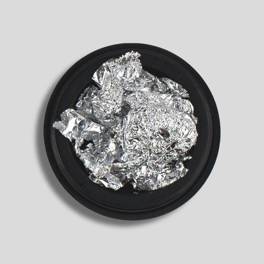 Papel de Plata – detalle 1, Musa Nails