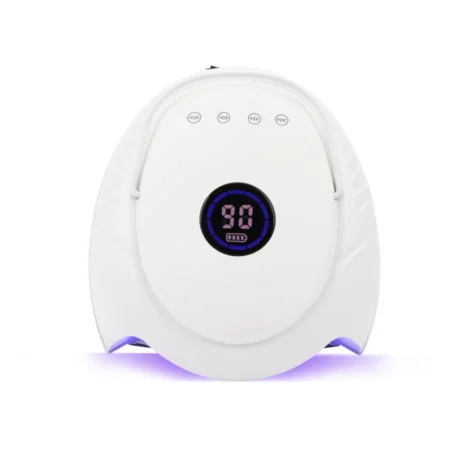 Lámpara uñas profesional LED/UV 64W PRO CURE de Ettaala, vista frontal con pantalla LCD – Musa Nails