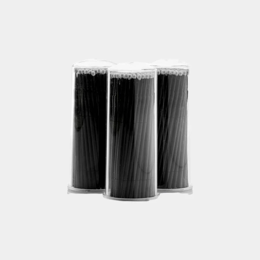 Micro Cepillos - Pack 3 ud x 100, pinceles ultrafinos para lifting y tinte de pestañas, diseño desechable y de precisión profesional.