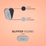 Set de 10 Mini Buffers de MUSA para preparación y suavizado de uñas