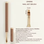 Pincel Nail Art Ombre – Pincel profesional para degradados y difuminados con tapón magnético