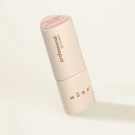 Builder gel con fibra blush Poly Fiber® en botella de 8 ml - Musa Nails