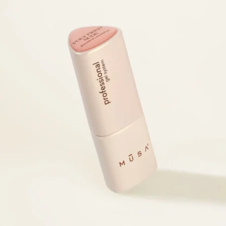 Builder gel con fibra nude Poly Fiber® en botella de 8 ml - Musa Nails