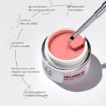 Poly Fiber Rose Petal 50 ml builder gel rosa lechoso
