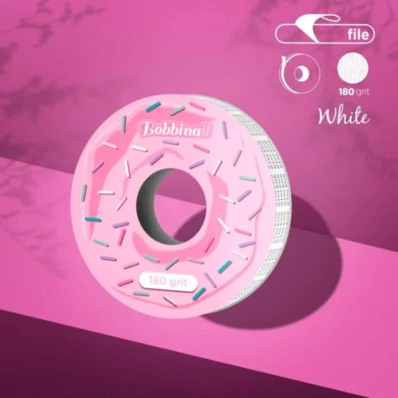 Recambio lima donut Staleks adhesiva blanca en rollo de 8 metros - Musa Nails
