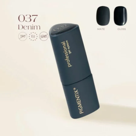 Pigmentix® Esmalte Semipermanente Denim 037 – Azul Denim Ultra Pigmentado