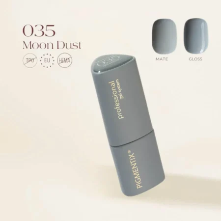 Pigmentix® Esmalte Semipermanente Moon Dust 035 – Polvo de Luna Ultra Pigmentado