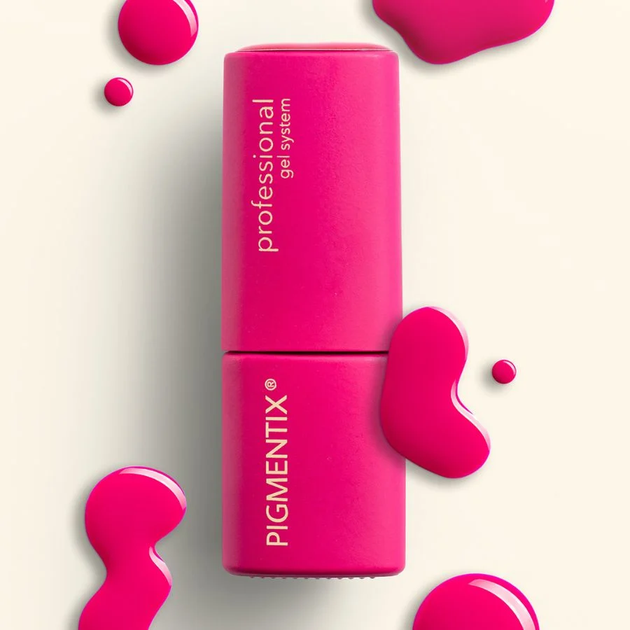 Pigmentix® Esmalte Semipermanente Hot Pink 008 – Rosa Fucsia Intenso Ultra Pigmentado