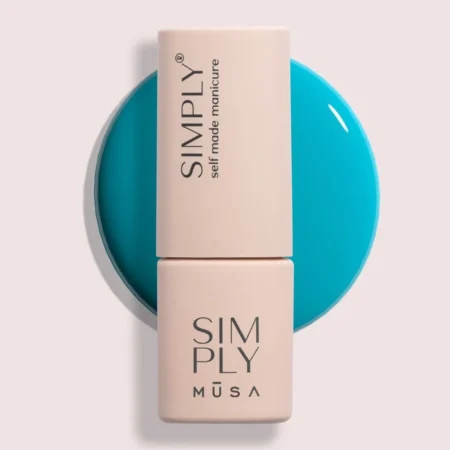 semipermanente simply musa azul claro uñas gel larga duración