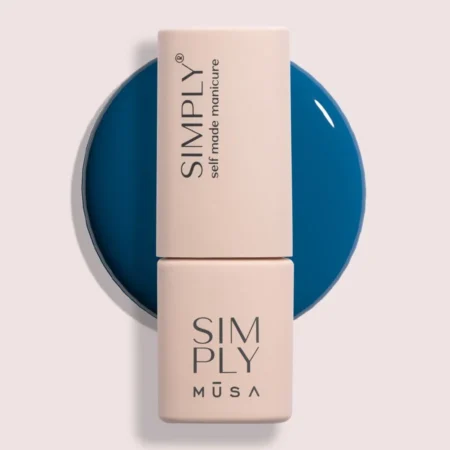 semipermanente simply musa azul real uñas gel larga duración