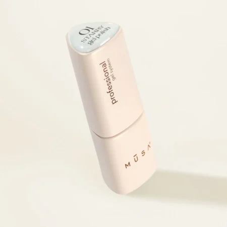 Gel Semipermanente Glitter Blanco Perla con microglitter para manicuras y nail art profesional