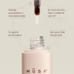 Structure Base Gel Clear MUSA: fórmula autonivelante de viscosidad media, no quema en la lámpara
