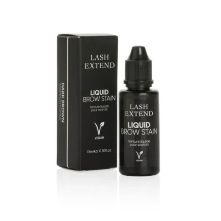 Tinte híbrido Dark Brown Liquid Brow Stain marrón oscuro para cejas y pestañas - Musa Nails