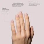 Tips Soft Gel Natural Cuadrada Redondeada Corta Peach Pink – detalle 2, Musa Nails