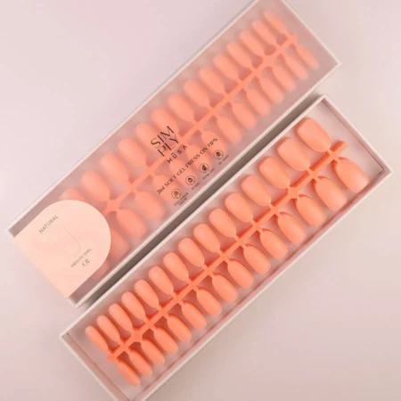 Tips Soft Gel Oval Coral Pink - 240 unidades