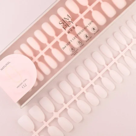 Tips Soft Gel Oval Blush - 240 unidades