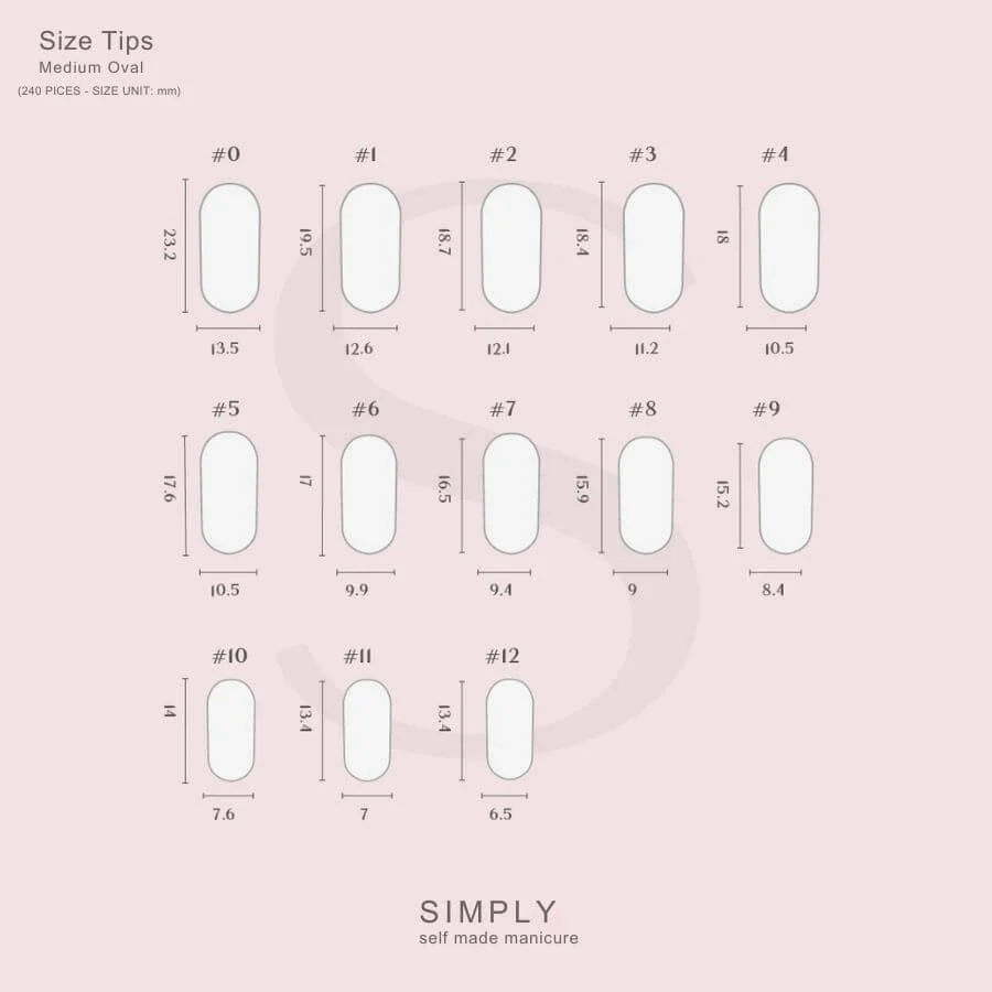 Tips Soft Gel Oval Nude - 240 piezas