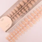 Tips Soft Gel Press On Natural Cuadrado Redondeado Corto 03 Pink Sand - 240pz
