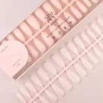 Tips Soft Gel Press On Natural Coffin Media 02 Blush - 240pz