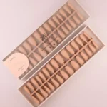 Tips Soft Gel Press On Natural Coffin Media 03 Pink Sand - 240pz