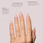 Tips Soft Gel Press On Natural Coffin Media 05 Peach Pink - 240pz