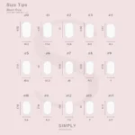 Tips Soft Gel Press On Oval Corta Peach Pink