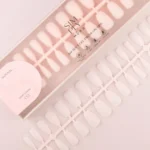 Tips Soft Gel Press On Natural Coffin Corta 02 Blush - 240pz