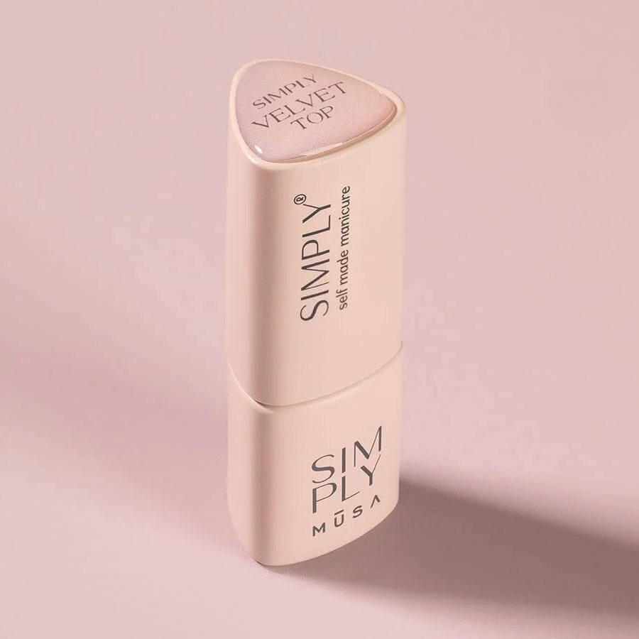 Frasco de top coat mate efecto terciopelo Velvet 8 ml, top terciopelo - Musa Nails