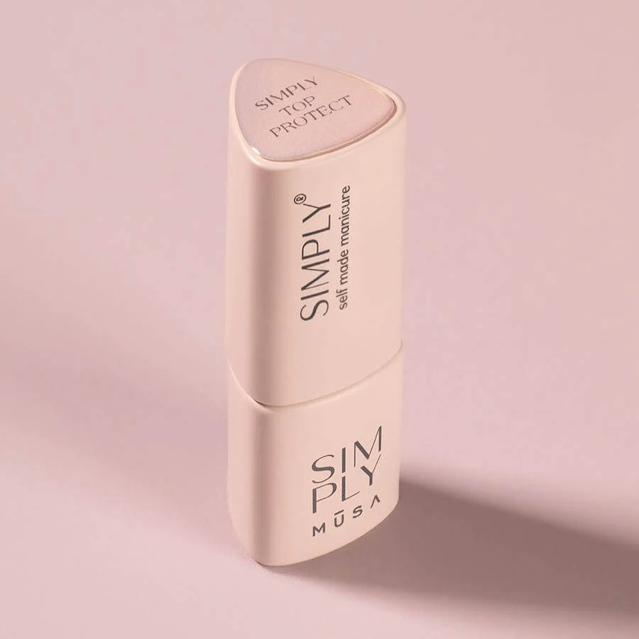 Top coat protector antirrayas sin dispersión en frasco rosa de 8 ml - Musa Nails