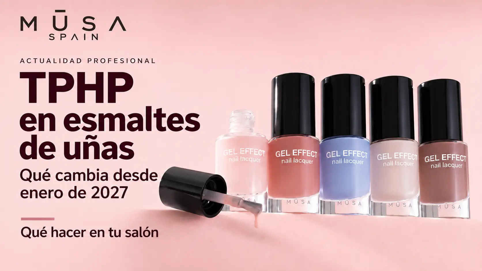 TPHP en esmaltes de uñas: qué cambia desde enero de 2027 y qué hacer en tu salón