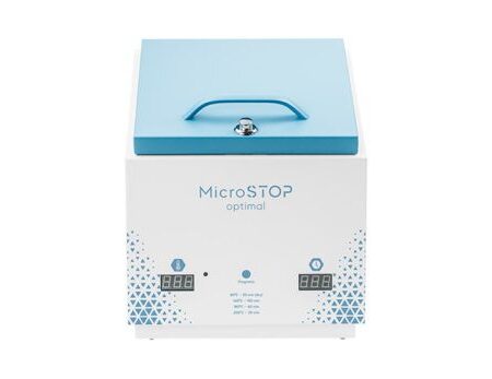 Esterilizador de Calor Seco Microstop Óptimo con capacidad para 3 sets de instrumentos